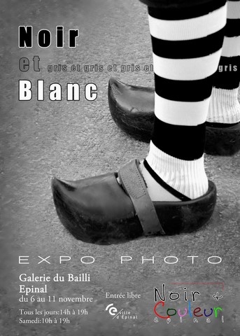 Thème : Noir et Blanc / Galerie du Bailli / Épinal / Novembre 2015